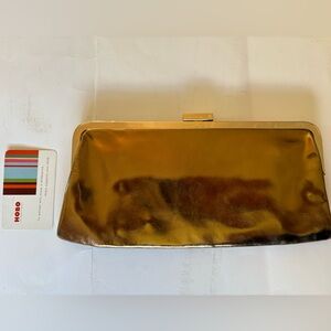 HOBO International Gold Clutch Wallet. 11 x 5